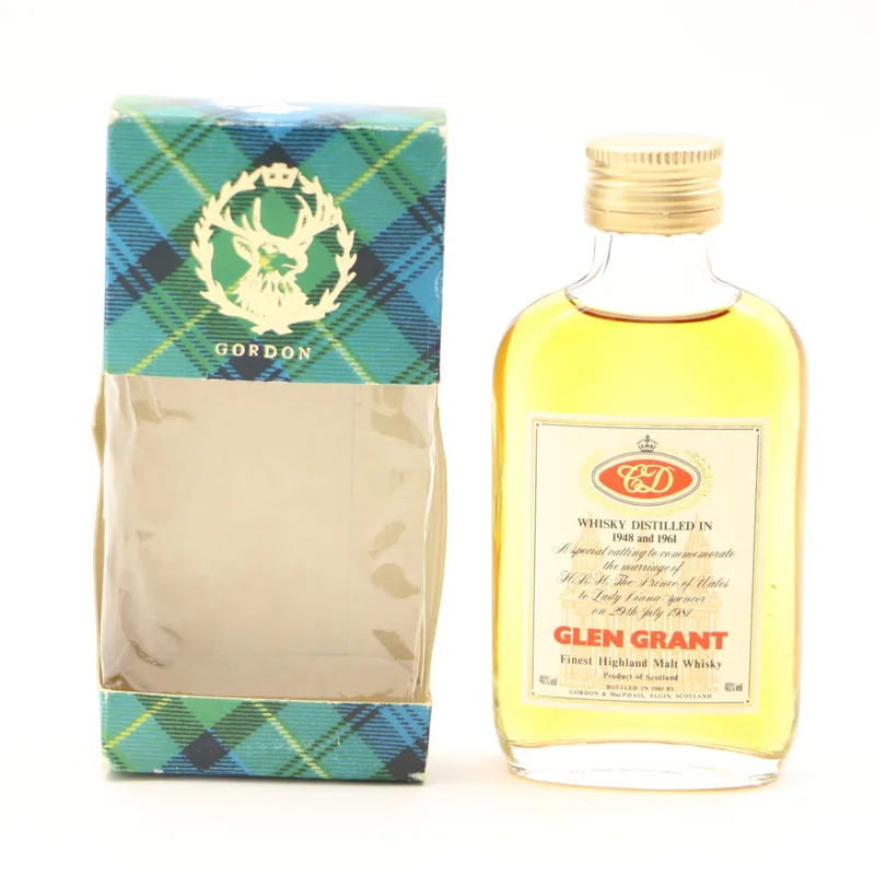 Glen Grant – 1948 & 1961 Royal Marriage Gordon & MacPhail Mini 5cl (5cl, 40%)
