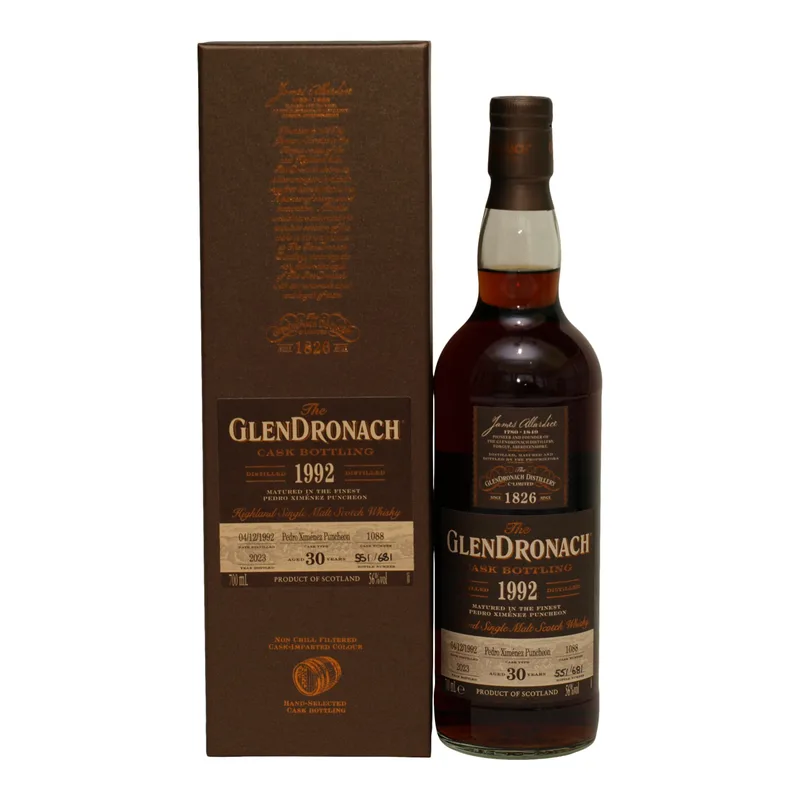 Glendronach – 30 Year Old 1992/2023 PX Puncheon Cask 1088