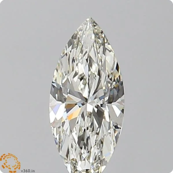 1 pcs Diamond (Natural) - 0.54 ct - Marquise - J - IF - Gemological Institute of America (GIA)