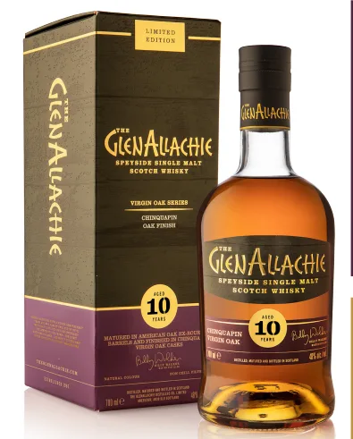 GlenAllachie – 10 Year Old Limited Edition Virgin Oak Series: Chinquapin (70cl)