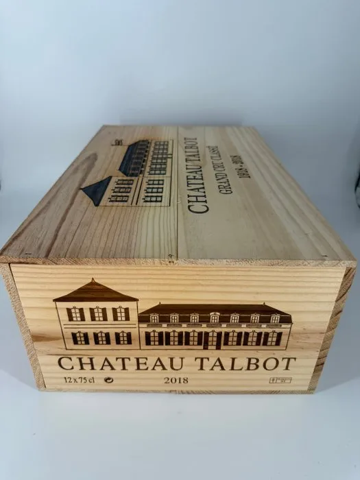 2018 Chateau Talbot, 1918-2018 Anniversary edition - Bordeaux, Saint-Julien 4ème Grand Cru Classé - 12 Bottles (0.75L)