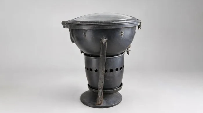 Floor lamp (4) - Steel - 4 Upcycled Theatre Lamps
