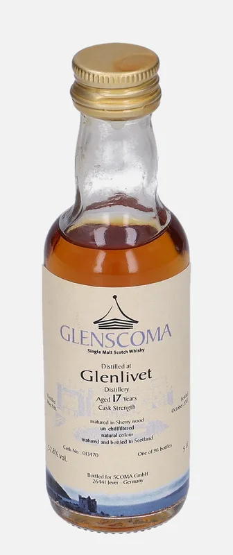 Glenlivet – 1986 17 Year Old Scoma (5cl, 57.8%)