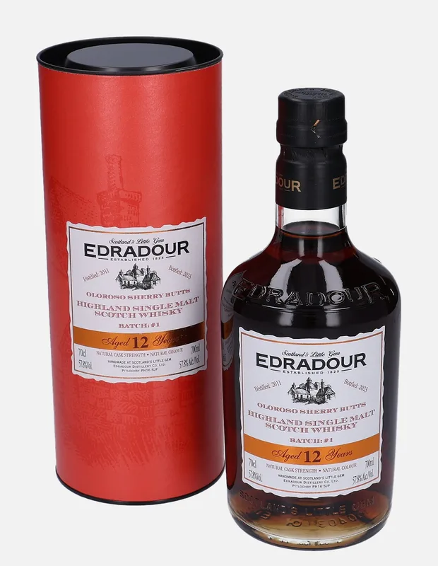 Edradour – 2011 12 Year Old Batch: #1 (70cl, 57.8%)