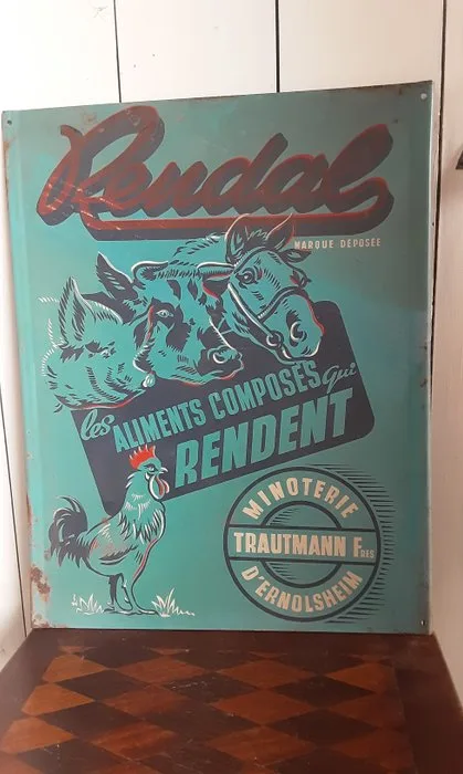 Composite Foods Rendal - Sign - Metal