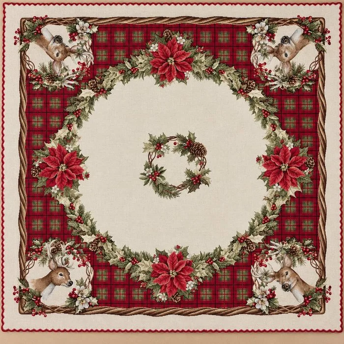 Centrepiece - Centerpiece “Scottish elegance and the magic of Christmas” - Cotton
