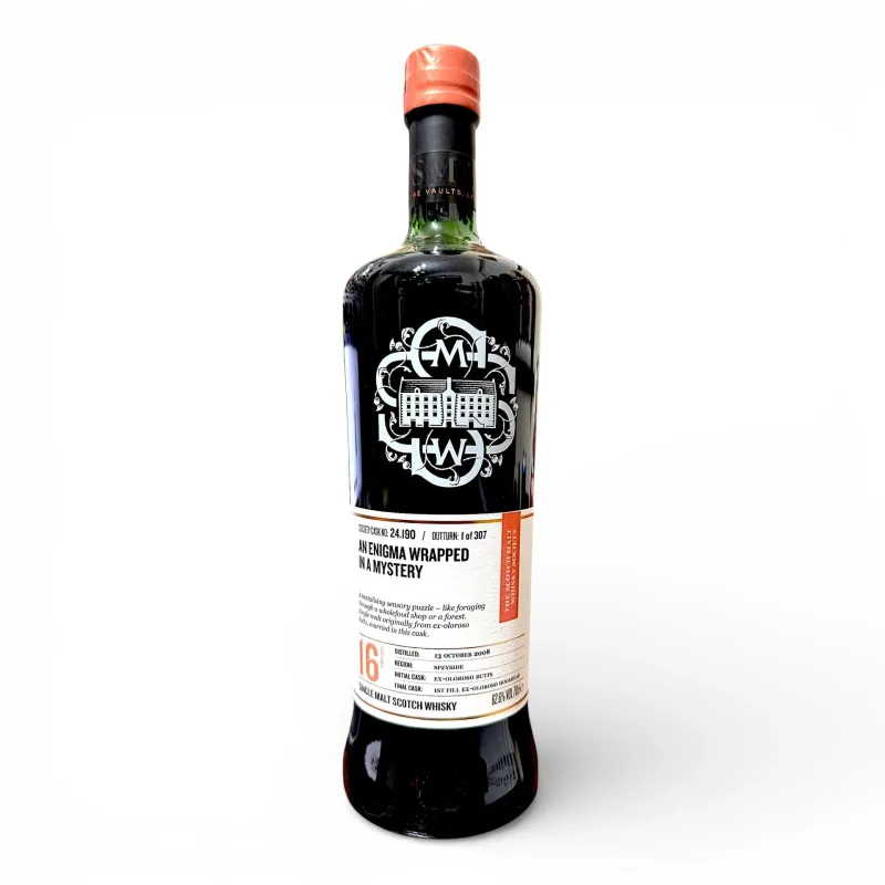 Macallan – 16 Year Old 2008 SMWS 24.190 An Enigma Wrapped In A Mystery (70cl)