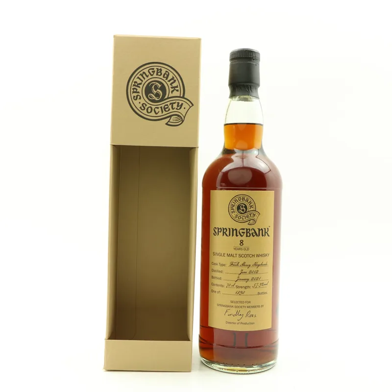 Springbank – 2012 8 Year Old Society Bottling