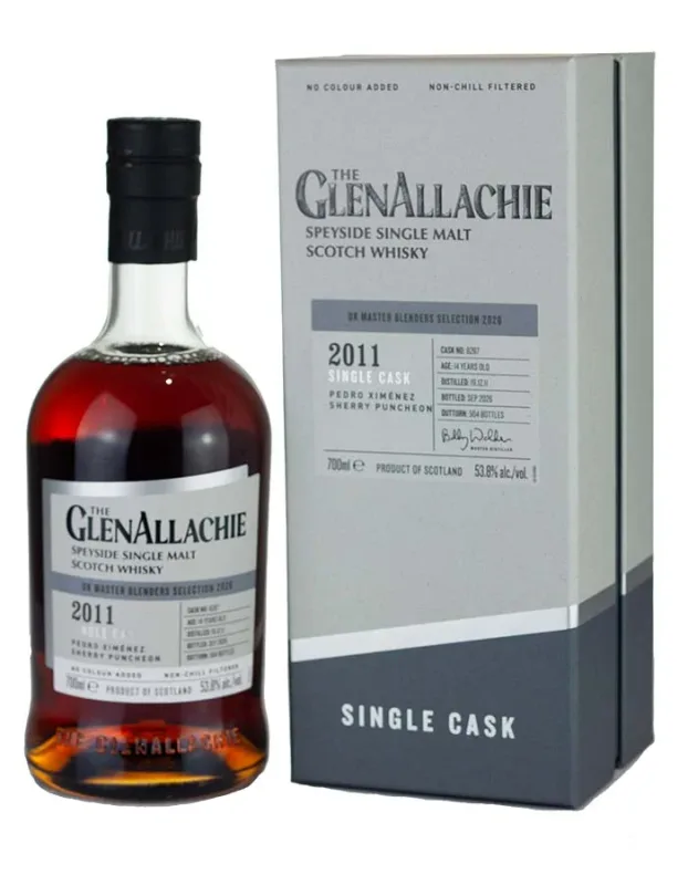 GlenAllachie – 14 Year Old 2011 Single Pedro Ximénez Cask (53.8%)