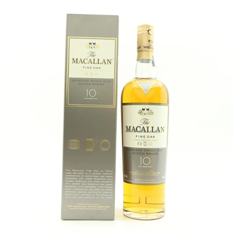 Macallan – 10 Year Old Fine Oak Triple Cask (70cl, 40%)