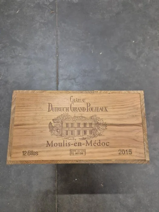2015 Chateau Dutruch Grand Poujeaux - Moulis-en-Médoc - 12 Bottles (0.75L)