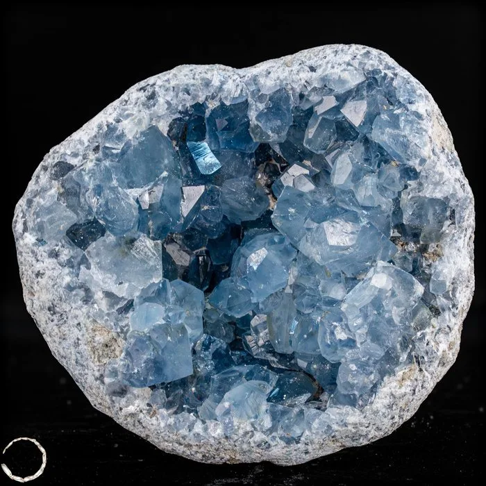 Natural Celestite druse – Sky-blue treasure from the earth.- 3052.21 g