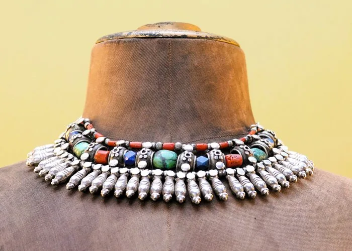 Ladakh choker - Silver, Turquoise - Ladakh, India - circa 1960