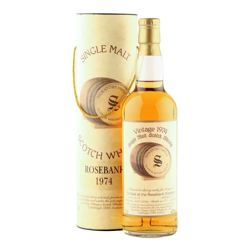 Rosebank – 18 Year Old 1974 Signatory Vintage Sherry Casks