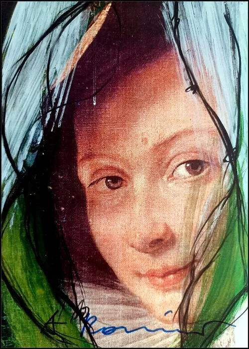 Signed; Arnulf Rainer - Frau aus Flamen - 2010