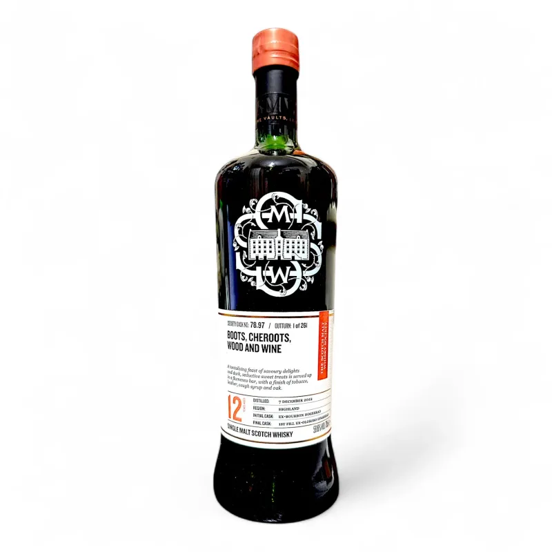 Ben Nevis – 12 Year Old 2012 SMWS 78.97 Boots, Cheroots, Wood & Wine (2025) (70cl, 58.6%)