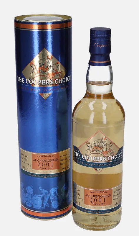 Auchentoshan – 2001 9 Year Old The Vintage Malt Whisky Co. The Cooper’s Choice