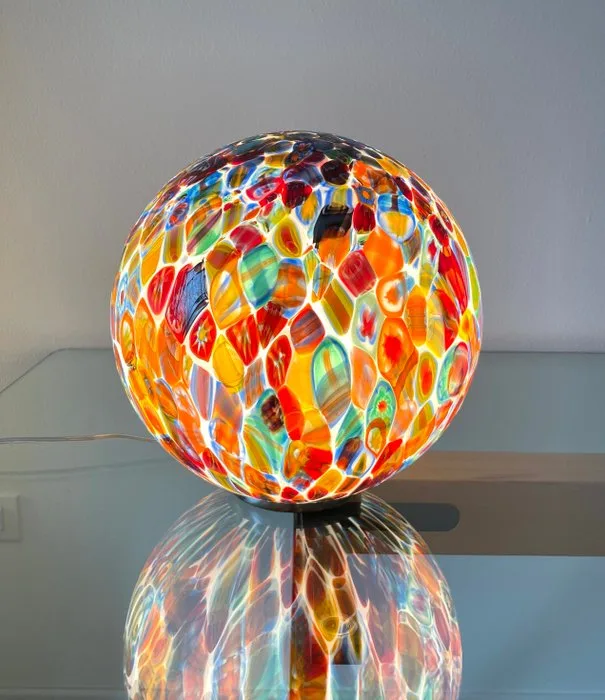SPAZIO114 - Table lamp - Murrine Millefiori lamp - Murano glass - Murrine Millefiori lamp