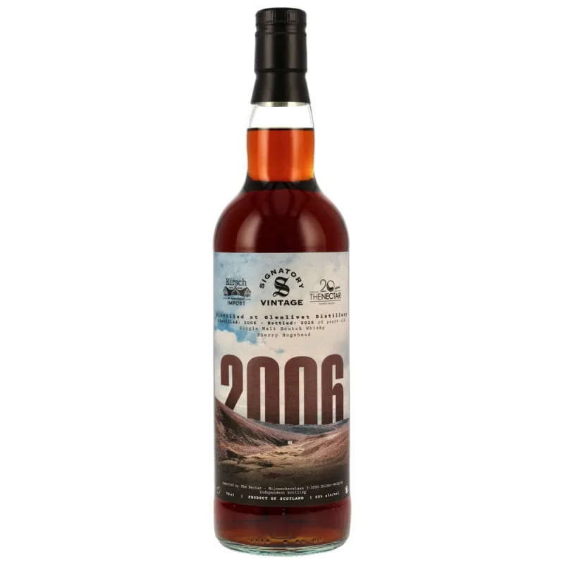 Glenlivet – 20 Year Old Sherry Cask The Nectar (70cl, 55%)