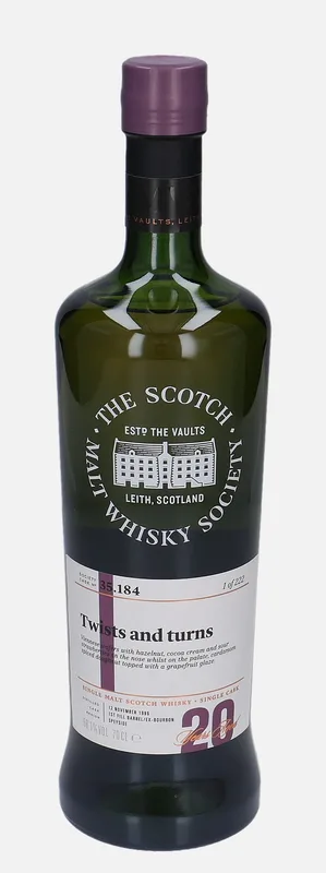 Glen Moray – 1996 20 Year Old The Scotch Malt Whisky Society 35.184