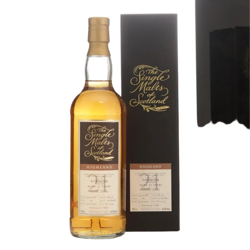 Tormore – 1988 Single Malts of Scotland 21 Year Old (70cl, 64.80%)