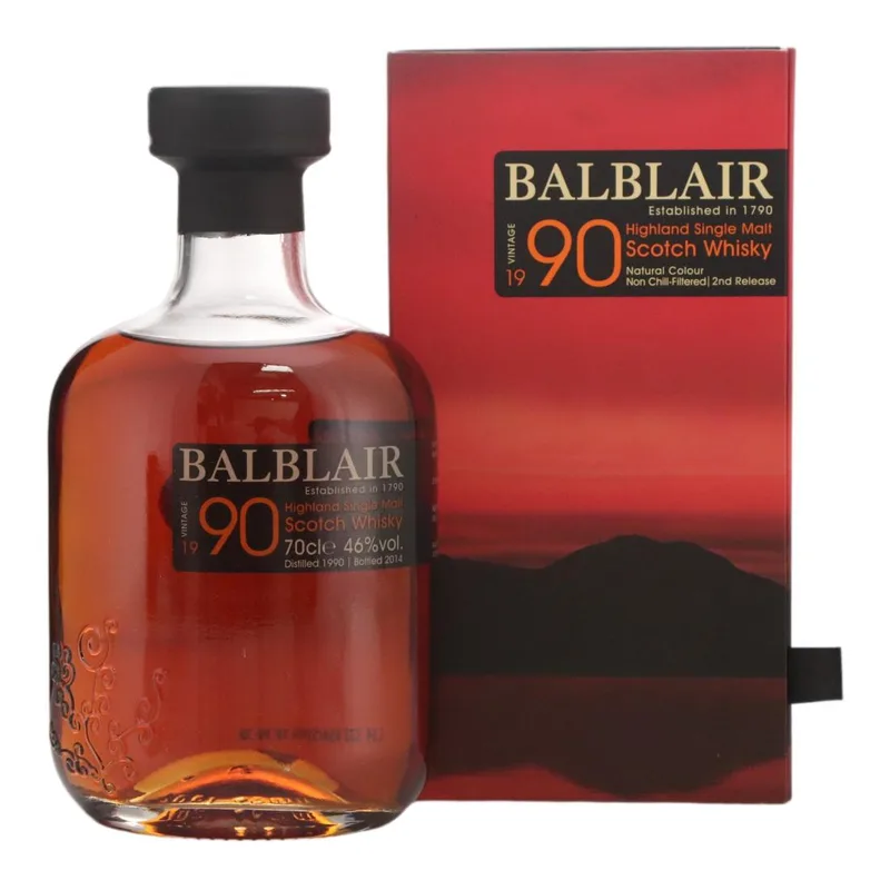 Balblair – 1990 Vintage 2nd Release (70cl, 46.00%)