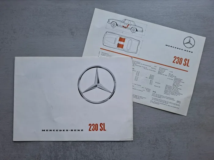 Brochure - Mercedes-Benz - 230 SL - 1963