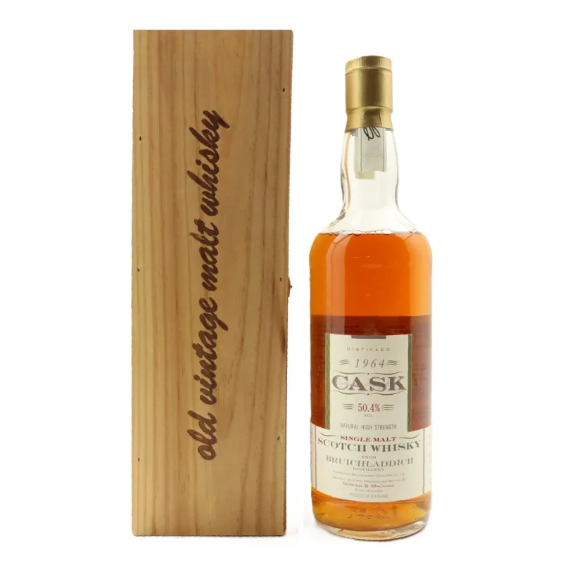 Bruichladdich 30 Year Old 1964 Vintage Gordon & MacPhail Single Cask 3673 - 3675 Cask Strength Islay Single Malt Scotch Whisky (70cl)