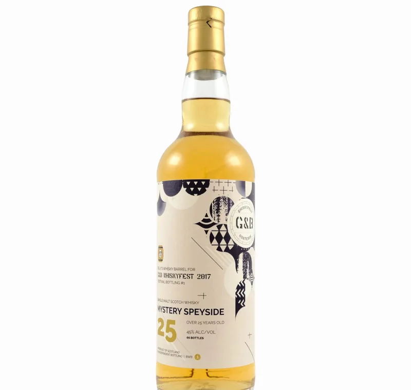 Speyside Single Malt 25 Year Old Billy’s Whisky Barrel / Whiskyfest 2017