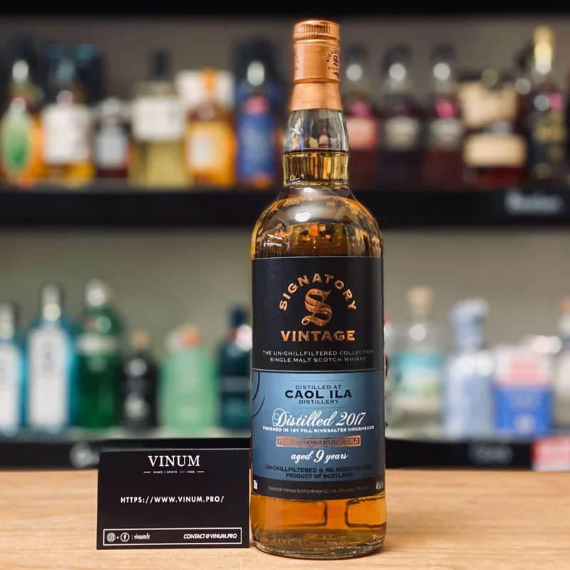 Caol Ila – 9 Year Old 2017 1st Fill Rivesaltes Small Batch Signatory Vintage (46%)