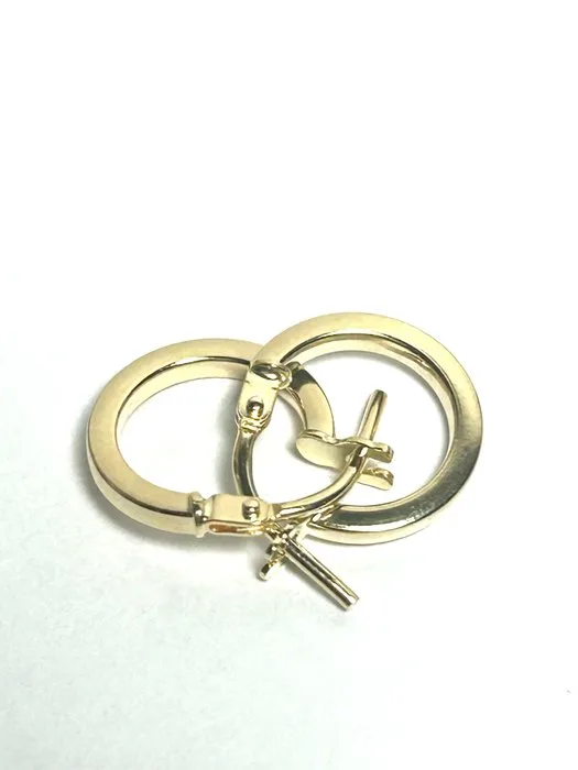 Hoop earrings - 18 kt. Yellow gold