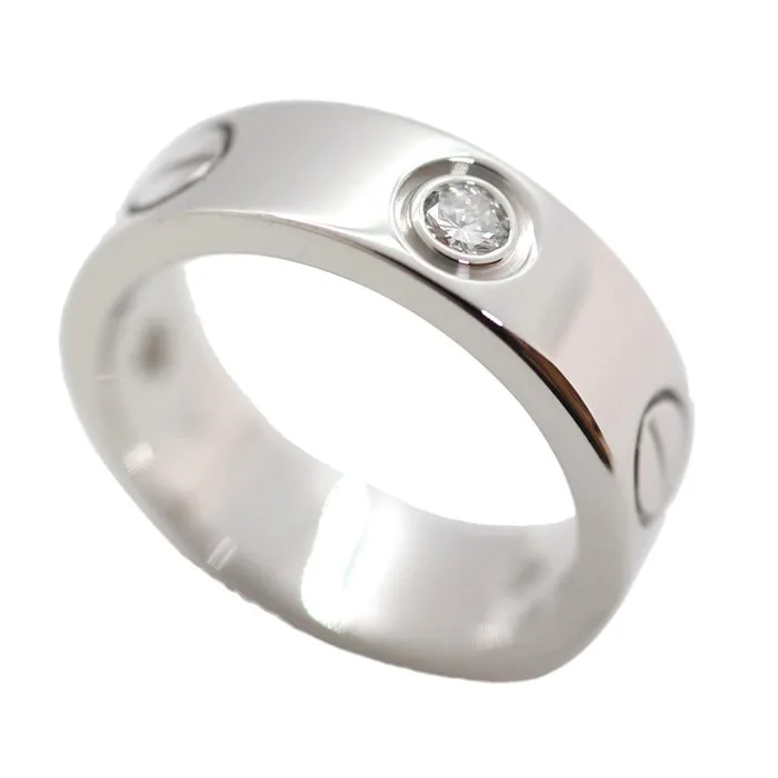 Cartier - Ring - Love - 18 kt. White gold - 3 Diamonds
