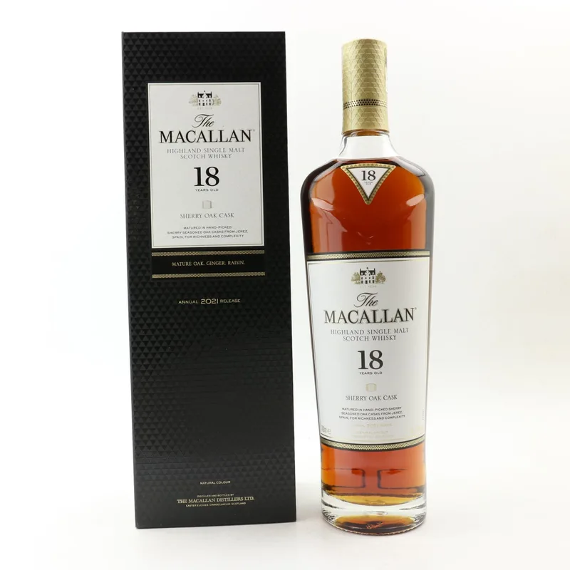 Macallan – 18 Year Old Sherry Oak 2021 Release (70cl, 43%)