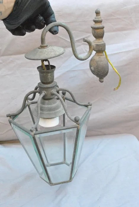 Wall lamp - Brass - Vintage Brass Lantern