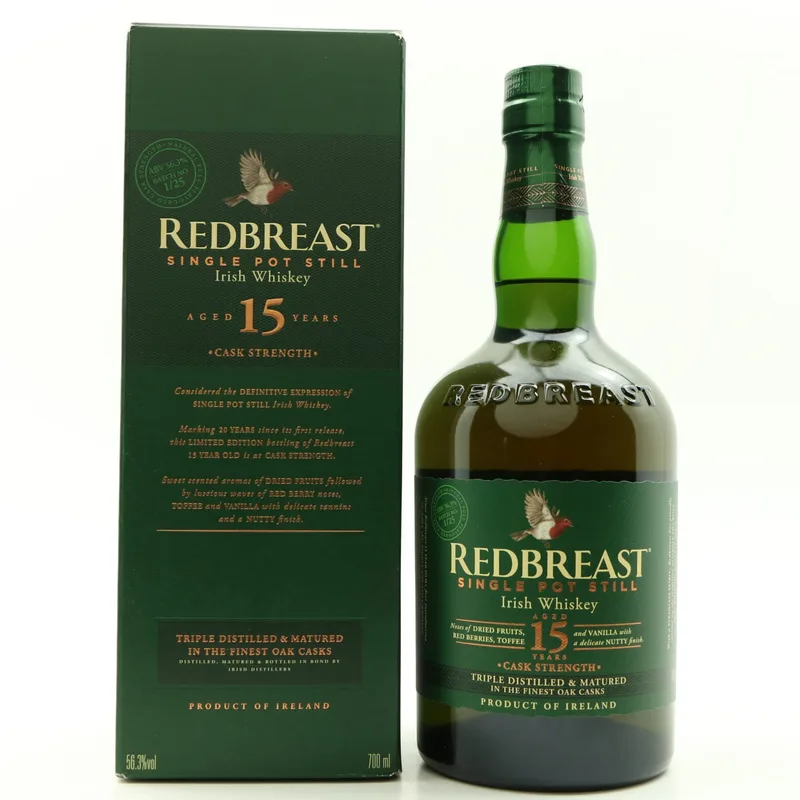 Redbreast – 15 Year Old Cask Strength (70cl, 56.3%)