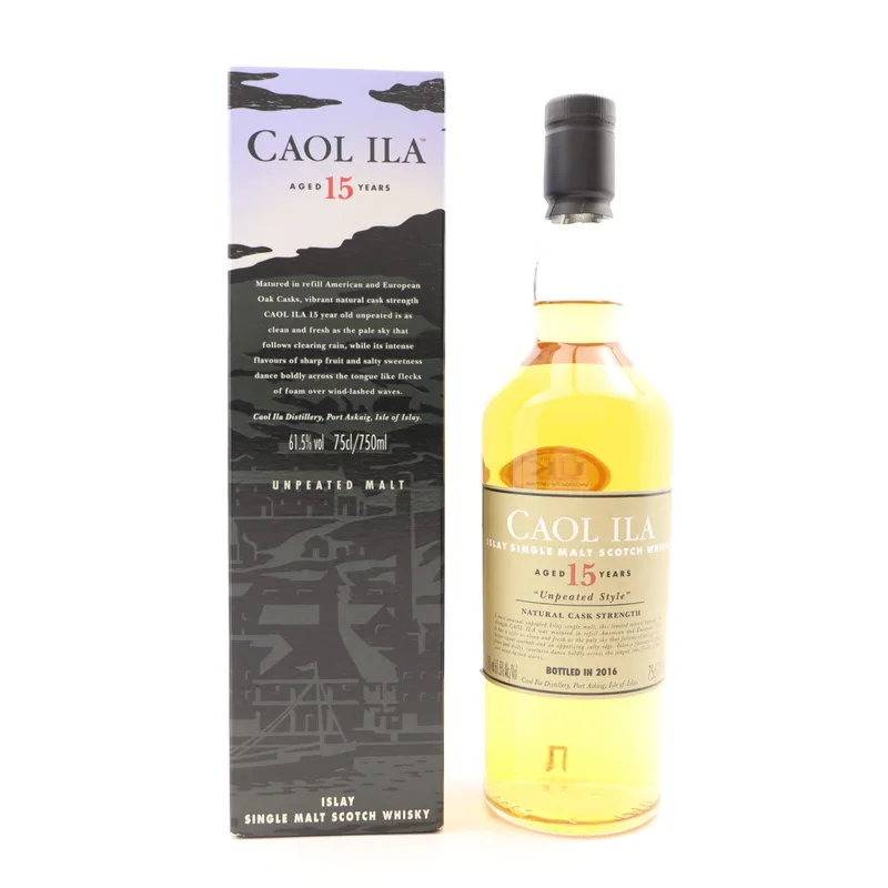 Caol Ila – 15 Year Old Unpeated 2016 Release (70cl, 61.5%)