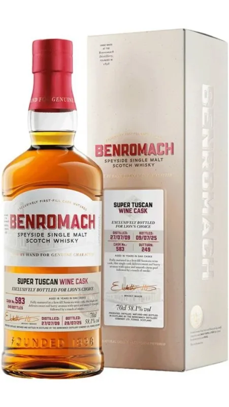 Benromach – 2009 Super Tuscan Wine Cask (70cl)