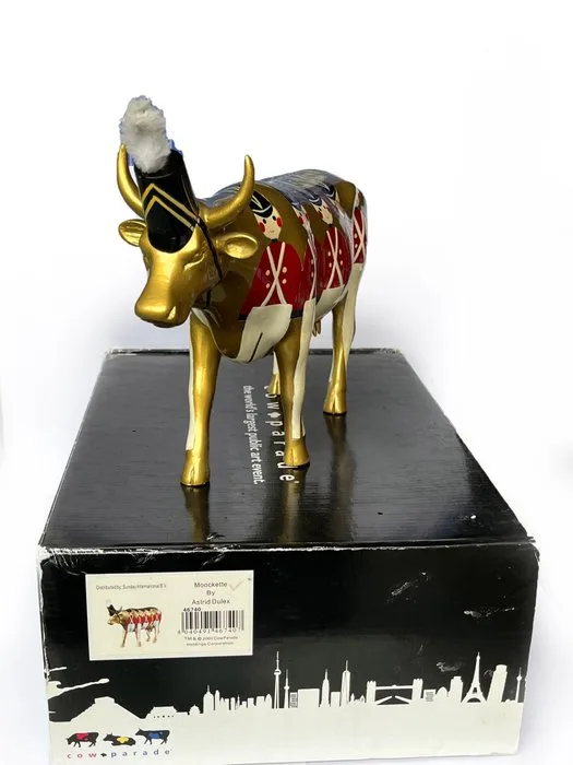 CowParade - Astrid Dulex - Sculpture, Moockette - Museum Edition, Large hars, RETIRED - 20 cm - Resin - 2000