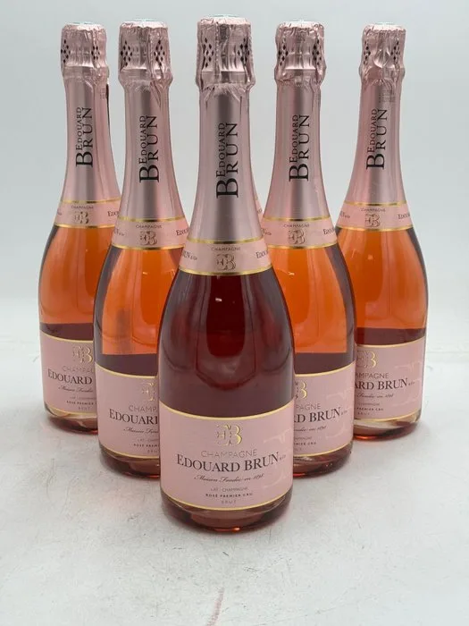 Edouard Brun, Rosé Premier Cru - Champagne - 6 Bottles (0.75L)