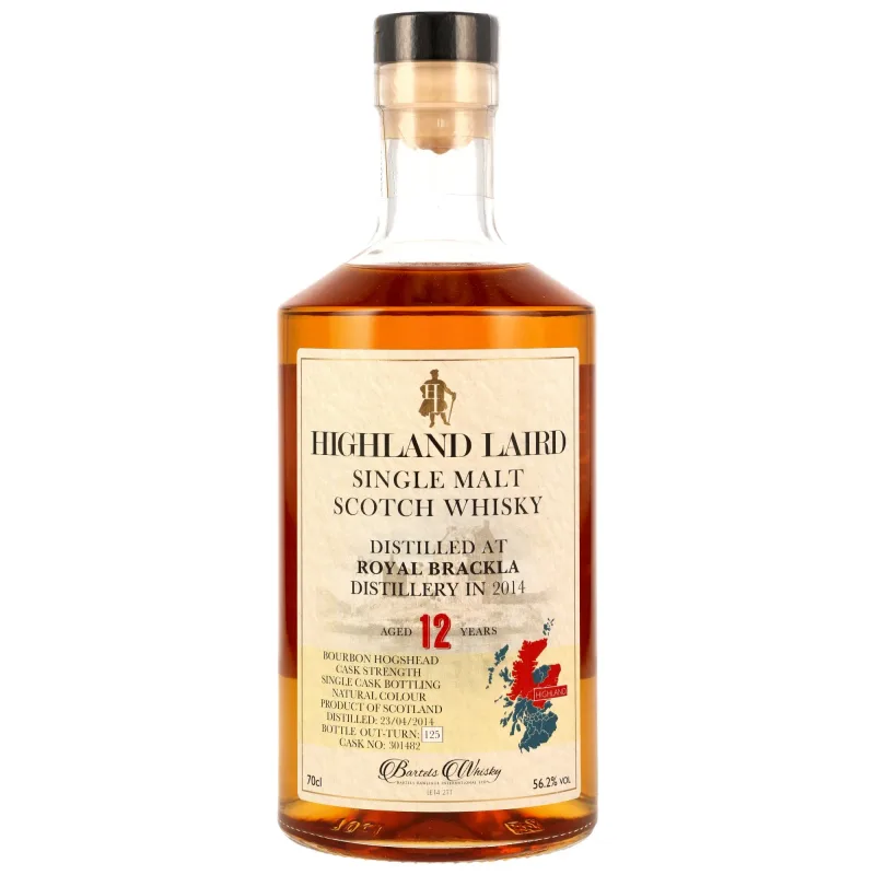 Royal Brackla – 2014/2026 12 Year Old Bourbon Cask #301482 Highland Laird