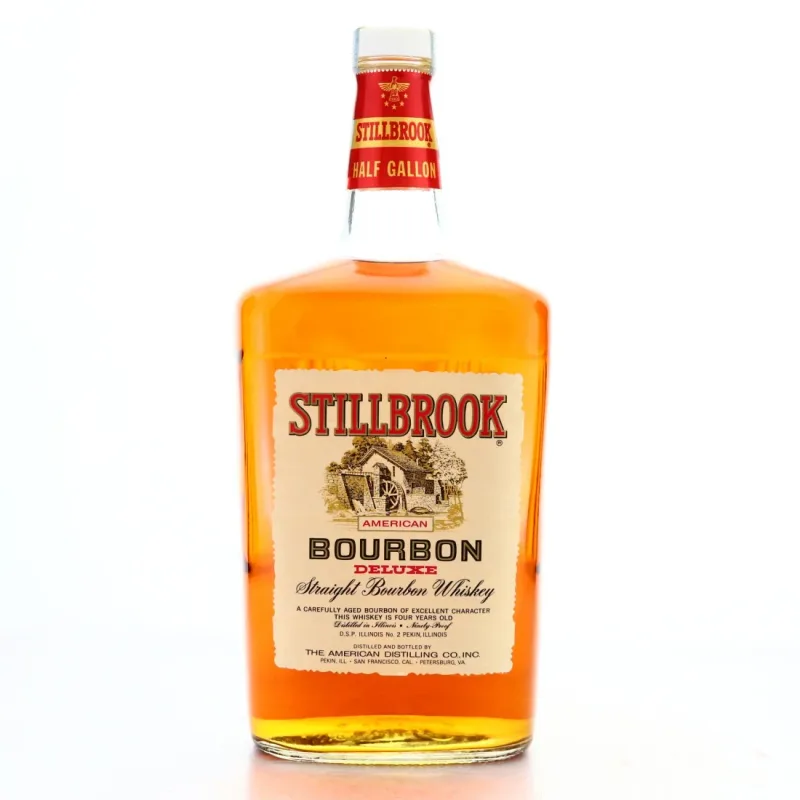 American Distilling Company Stillbrook 4 Year Old American Deluxe Straight Bourbon Whiskey - Distilled 1969, Bottled 1973