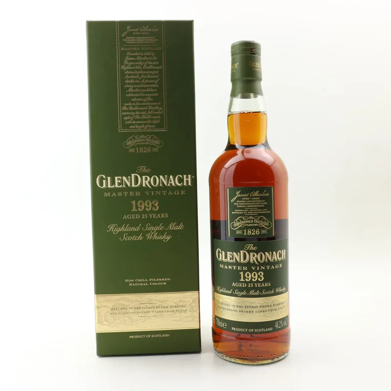 Glendronach – 1993 25 Year Old Master Vintage (70cl, 48.2%)