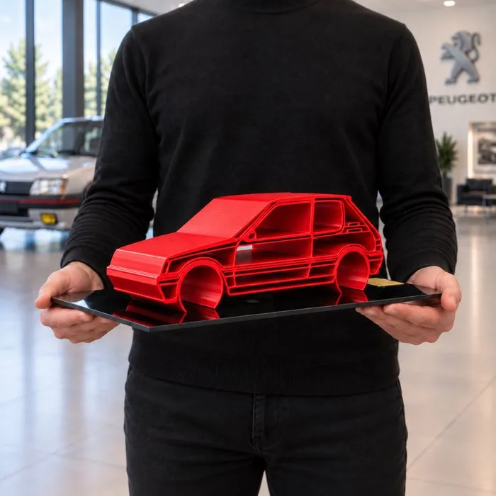 PEUGEOT 205 GT1 - 1/12 Scale - XXL Car Sculpture - 01/30 PCS - New Item - Legends Cars - By Automobilia Art - Art Sculpture - PEUGEOT 205 GT1 - 2026