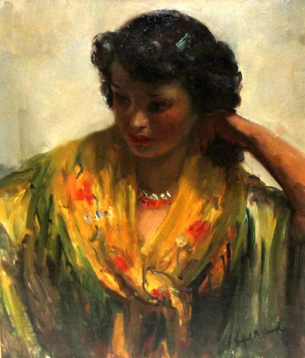 Antoni Vidal Rolland (1889-1970) - Mujer con mantón