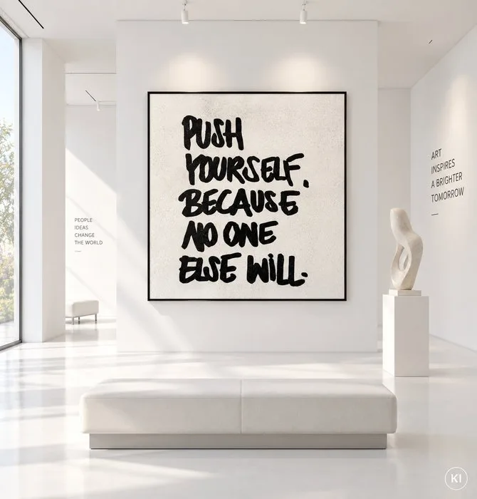 Timo Wedell - The Motivation Mantra - XL - Street Pop Art