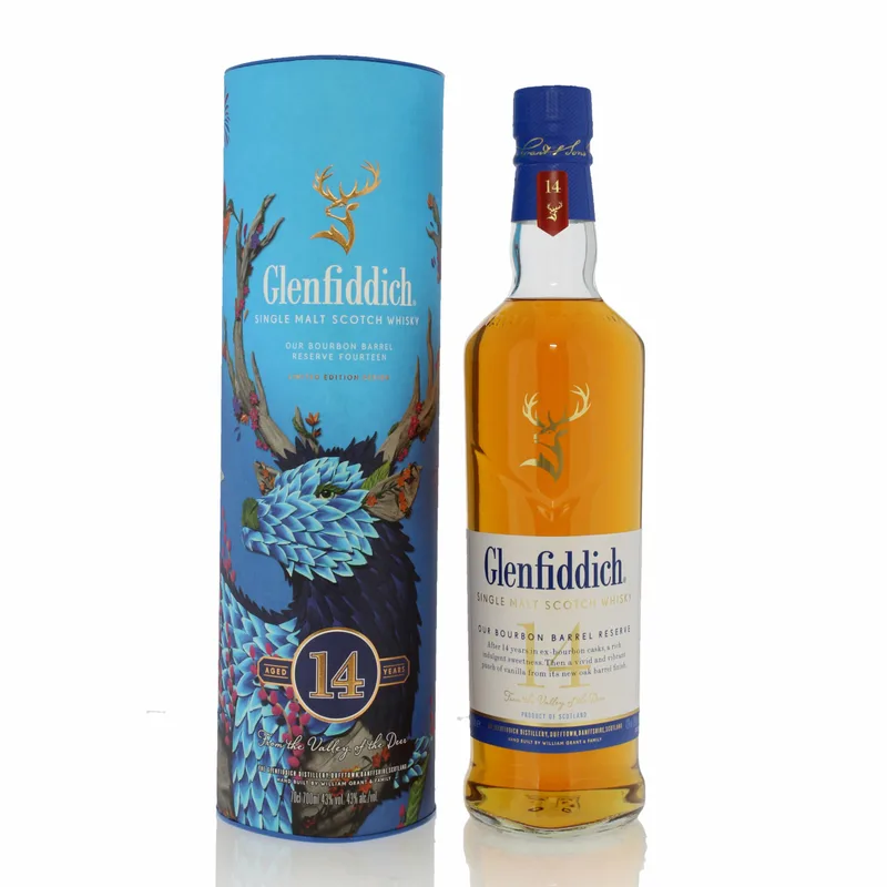 Glenfiddich – 14 Year Old Bourbon Barrel Reserve Limited Edition Design
