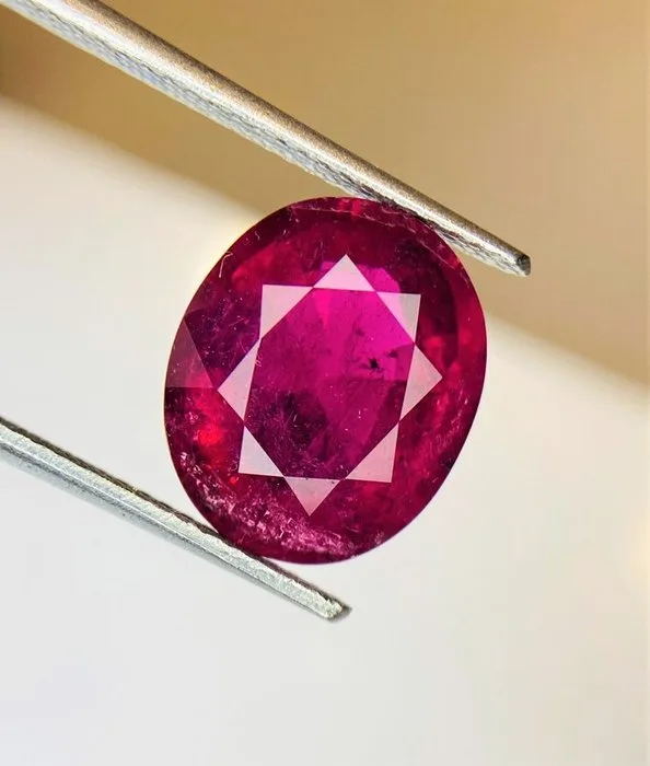 1 pcs Pink Tourmaline - 5.45 ct - International Gemological Institute (IGI)