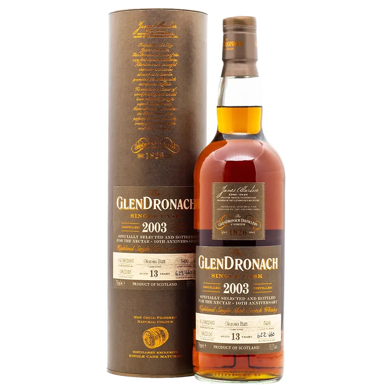 Glendronach – 13 Year Old 2003/2016 Cask 5490 Belgium Exclusive (70cl, 55.3%)