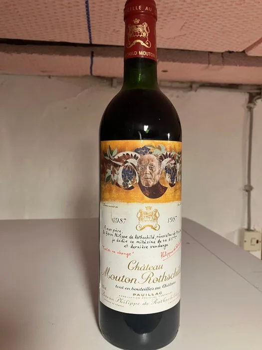 1987 Château Mouton Rothschild - Pauillac 1er Grand Cru Classé - 1 Bottle (0.75L)
