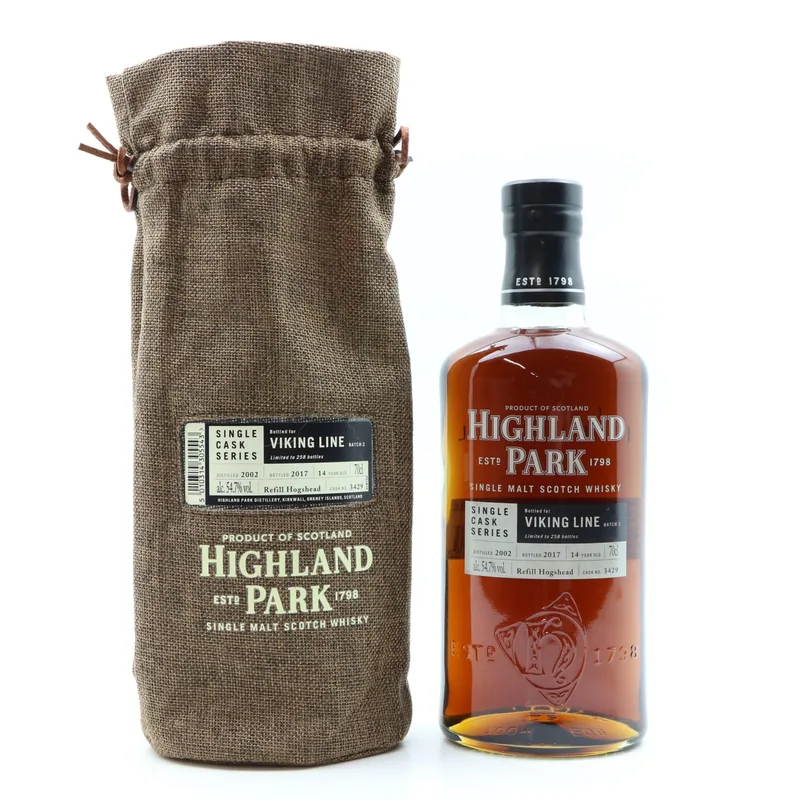 Highland Park – 14 Year Old 2002 Single Refill Sherry Cask #3429 Viking Line (2017)